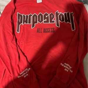 purpose tour justin bieber tee
